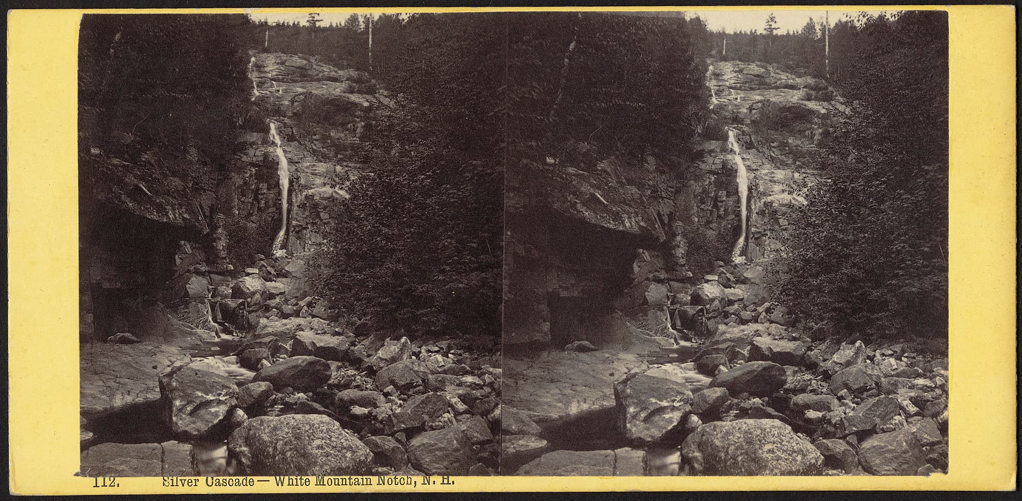 Silver Cascade And Flume Cascade view in New Hampshire, gallery 1. User supplied image. Verify rights before public publish.