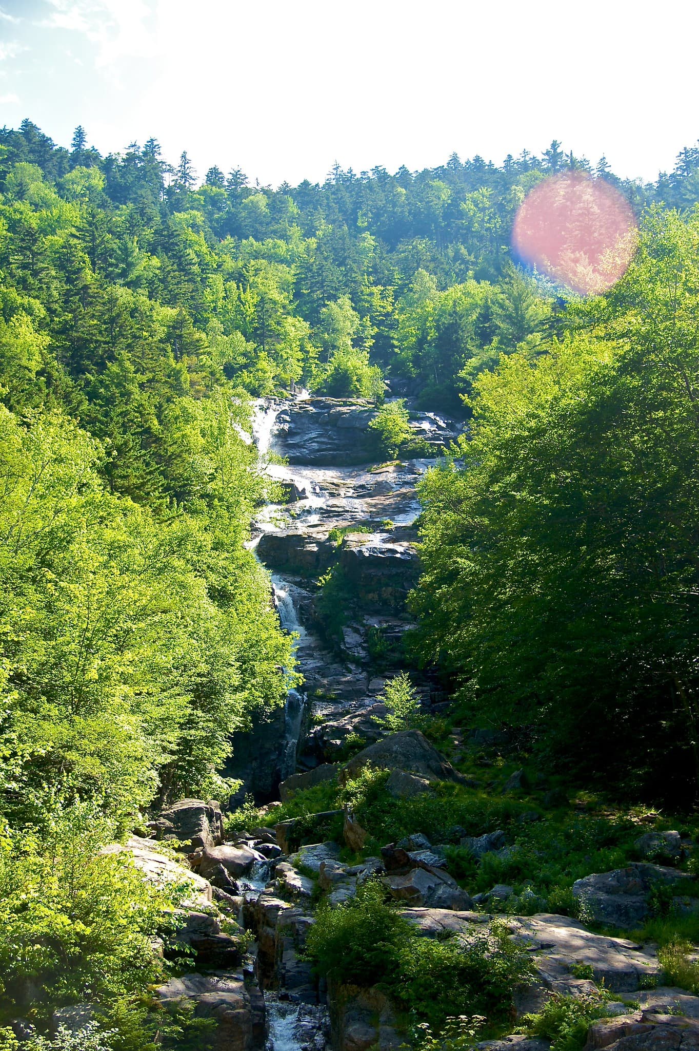 Silver Cascade And Flume Cascade view in New Hampshire, gallery 2. User supplied image. Verify rights before public publish.
