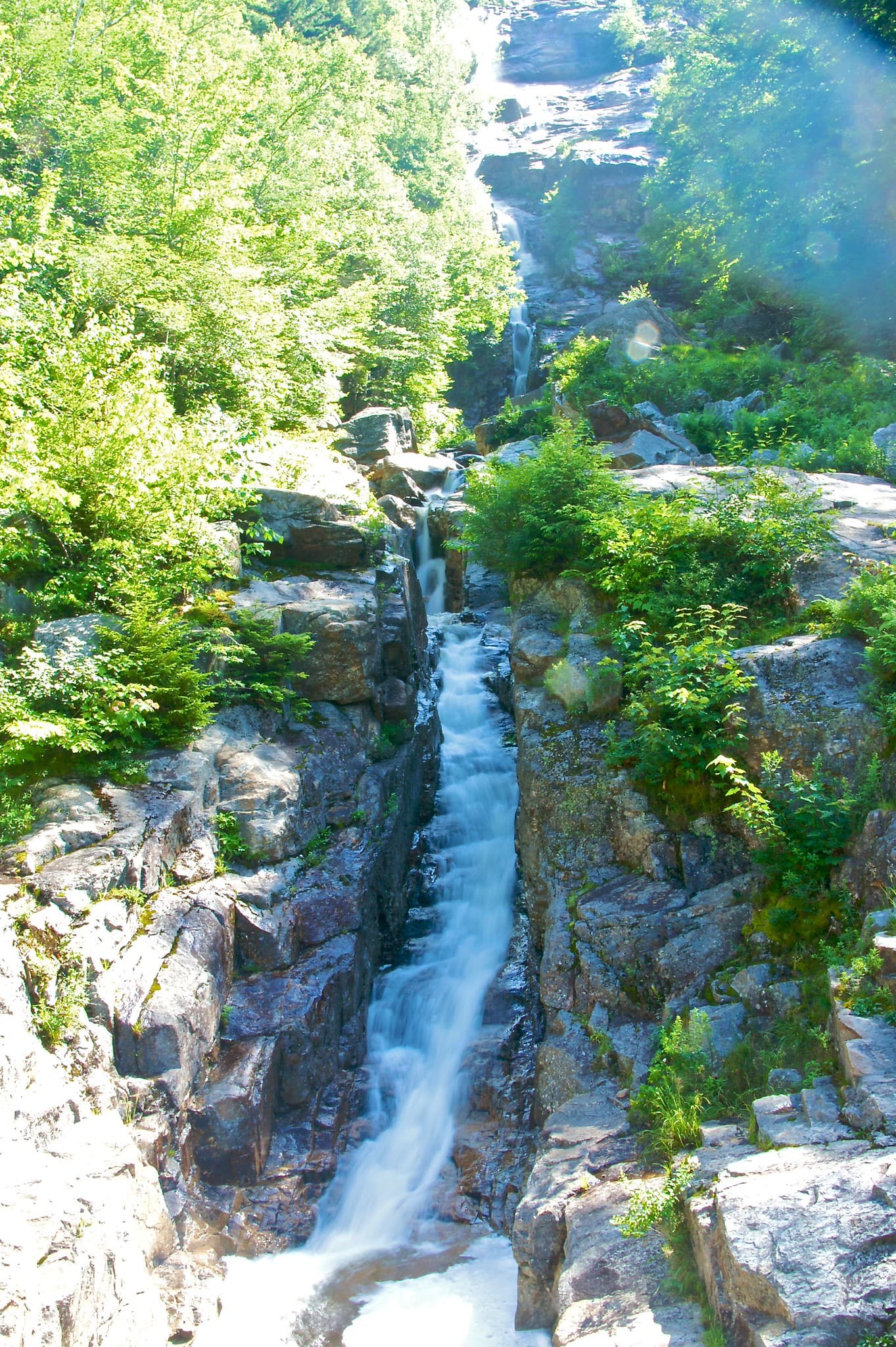 Silver Cascade And Flume Cascade view in New Hampshire, gallery 3. User supplied image. Verify rights before public publish.