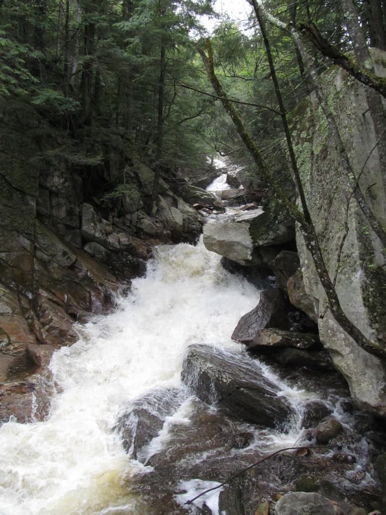 Falls of Lana view of Sucker Brook tiers in Vermont