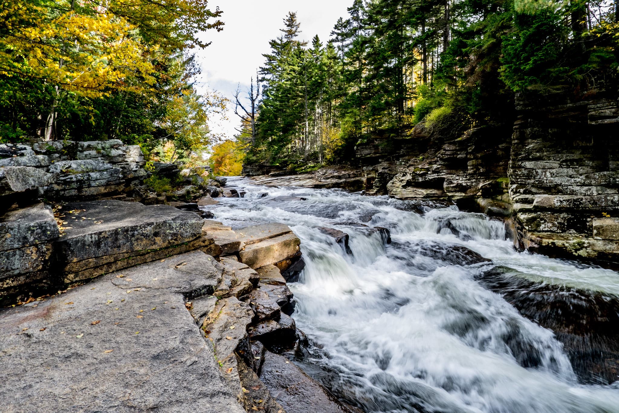 Lower Ammonoosuc Falls in New Hampshire.