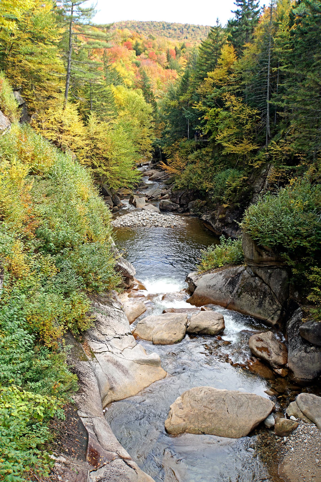 The Basin pothole, Pemigewasset River
