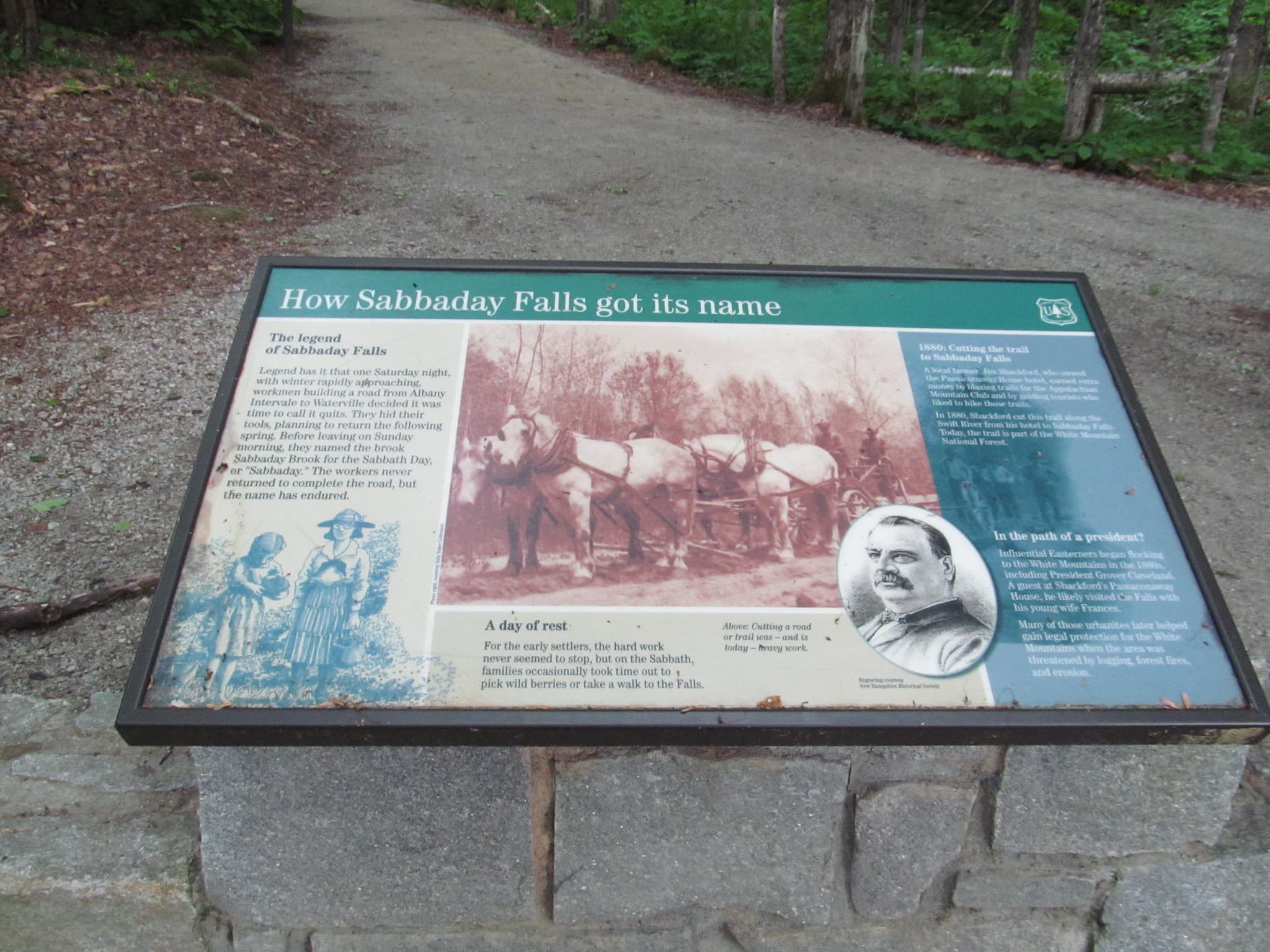 Sabbaday Falls, Kancamagus Highway, New Hampshire