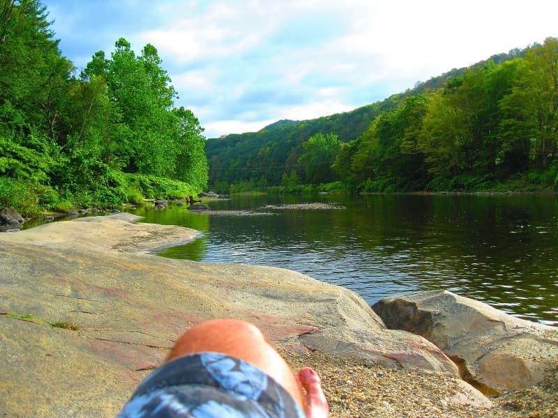 Cornfield Swimming Hole, White River