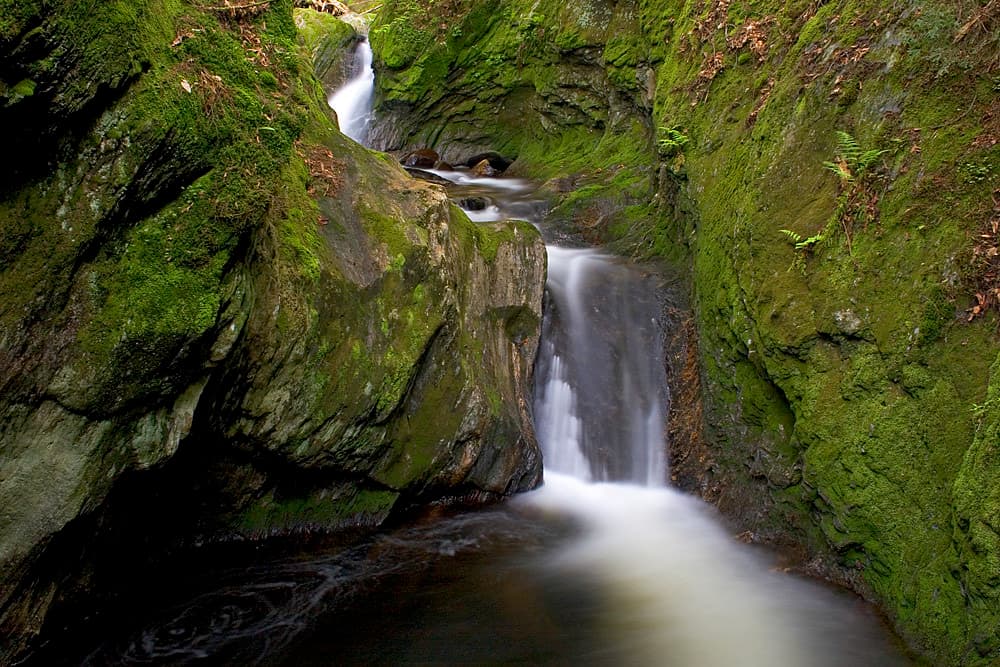 Sterling Gorge Falls in Vermont.